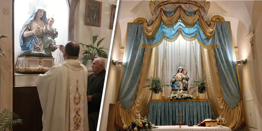 Festa della madonna della stella a Lequile