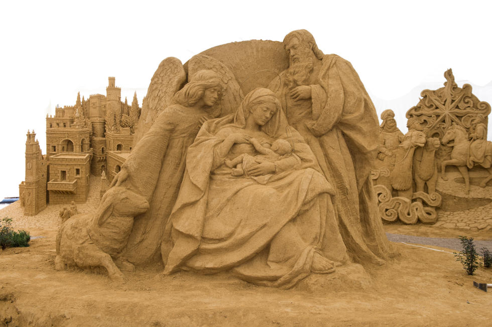 Presepe di sabbia a Scorrano